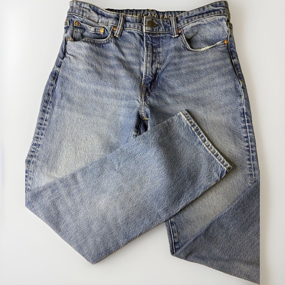 American Eagle Flex Mens Jeans SZ 33 Slim Straight Inseam 30